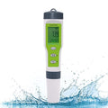 3-in-1 Waterproof Multifunction Digital Meter, Measures Electrical Conductivity (EC), pH and Temperature Functions Specially Designed for Hydroponic Systems