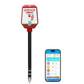 Soil pH Meter Smart Soil Moisture Meter with App Control Digital Soil Test Kit for Plants pH Sunlight Intensity Fertility pH EC Salt Soil Thermometer Humidity Moisture Meter for Garden Lawn Farming