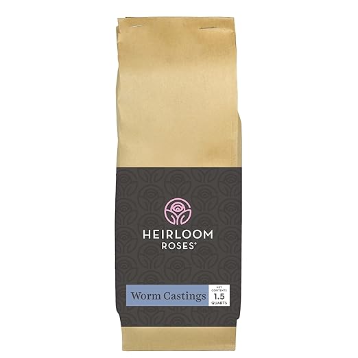 1.5 Quart Worm Castings by Heirloom Roses - Worm Castings for Gardening