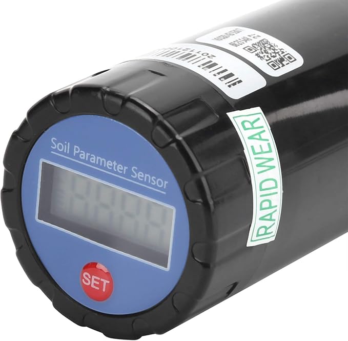 Pilipane Soil Sensor Meter, NPK Meter Sensor, Intelligent Nutrient Fertilizer Detector, Soil Tester Digital Soil Test Kit for N, P and K, Gardening Tool for Garden, Lawn, Farm, Indoor & Outdoor Use