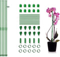 Adjustable Plant Support Stakes, Telescoping Support Sticks with Clips for Indoor & Outdoor Potted Plants, Monstera, Orchids, Tomatoes & Vines (3, 14.2 in)