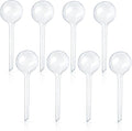 Pynqdfu 8 Pcs Clear Plant Watering Globes,Plastic Self Watering Bulbs Ball,Garden Water Device for Plant Indoor Outdoor(Small)