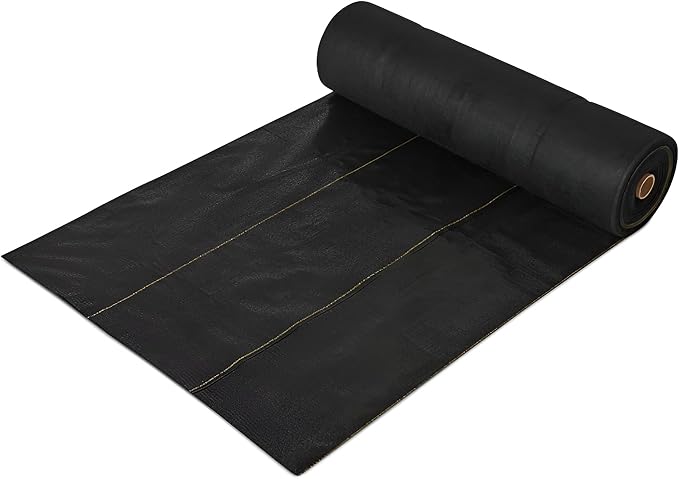 Dewitt Pro-5 Weed Barrier Fabric 5 oz, 3 x 250 Feet – Heavy-Duty Woven Landscape Ground Cover Mat for Raised Garden Bed, Greenhouse Gardening, Outdoor Landscaping, and Commercial Planting