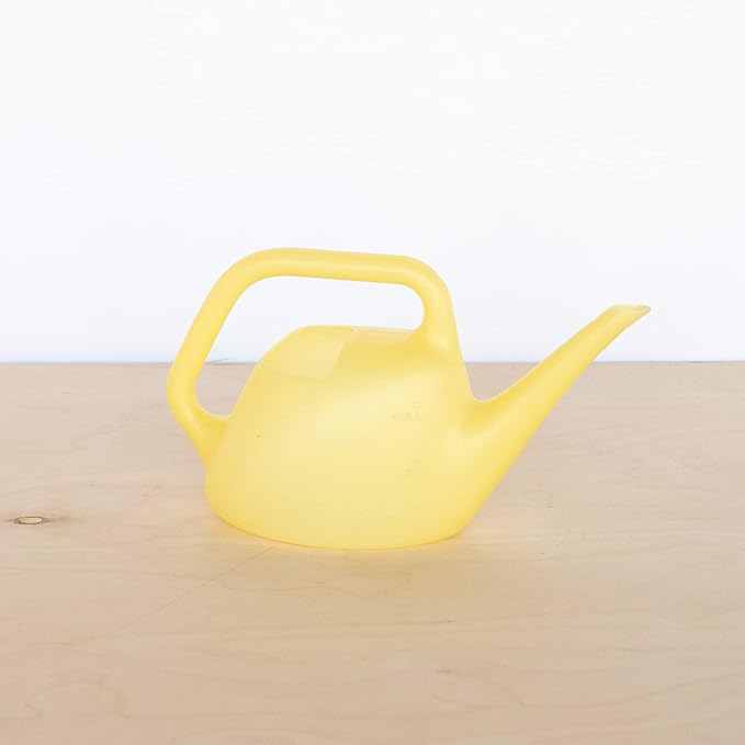 Bloem Translucent Watering Can: 1.5 Liter - Goldfinch Yellow - 4 Gallon Capacity, Easy to See Water Level, Loop Handle, Durable Resin, for Indoor and Outdoor Use, Gardening
