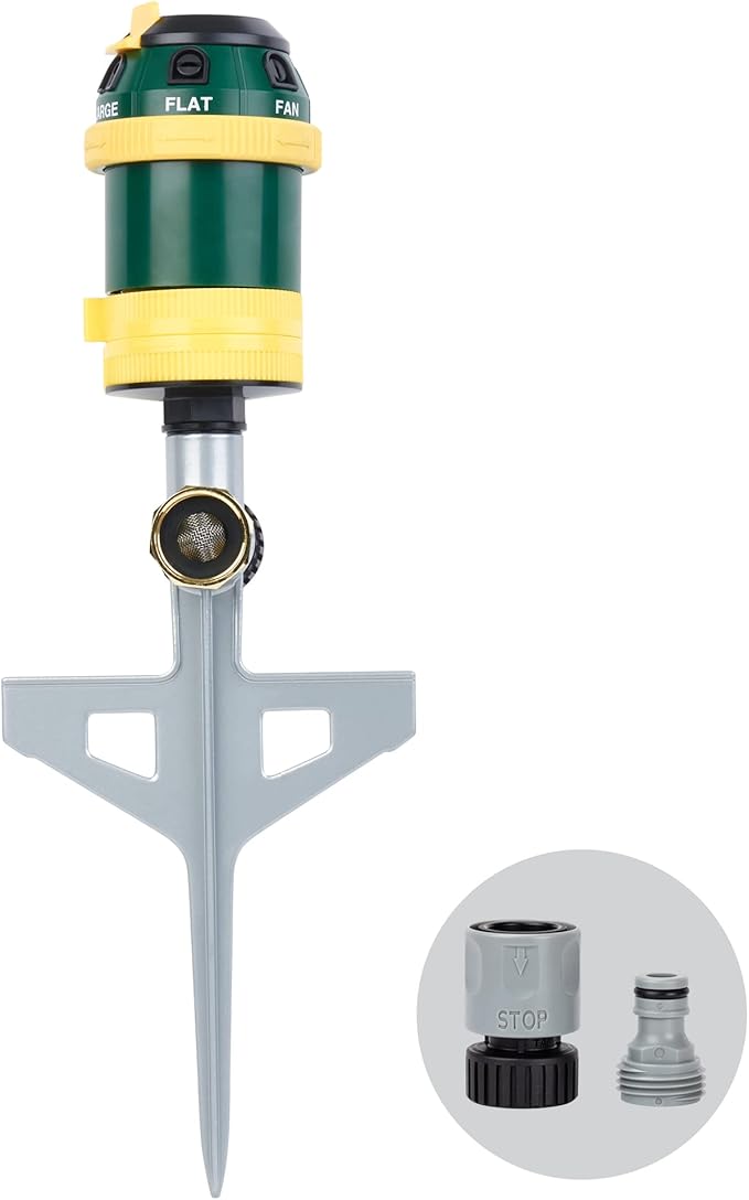 Melnor 65161AMZ 6 Pattern Rotary Sprinkler w/Spike