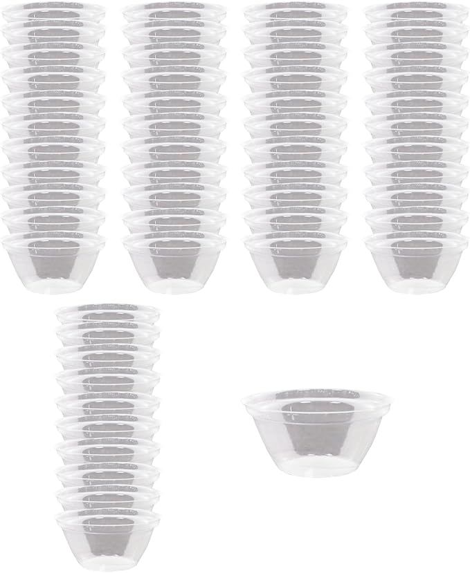 50PCS PET Material Planting Dome Insulation Cover Plant Growth Lamp Accessories Inner Diameter 4cm for Hydroponic Cultivation