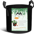 12 Packs 3 Gallon Grow Bags, Heavy Duty 300G Thickened Nonwoven Fabric Plant Pots with Handles