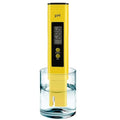 PH Meter for Water Hydroponics Digital PH Tester Pen 0.01 High Accuracy Pocket Size with 0-14 PH Measurement Range for Household Drinking, Pool and Aquarium (Yellow)