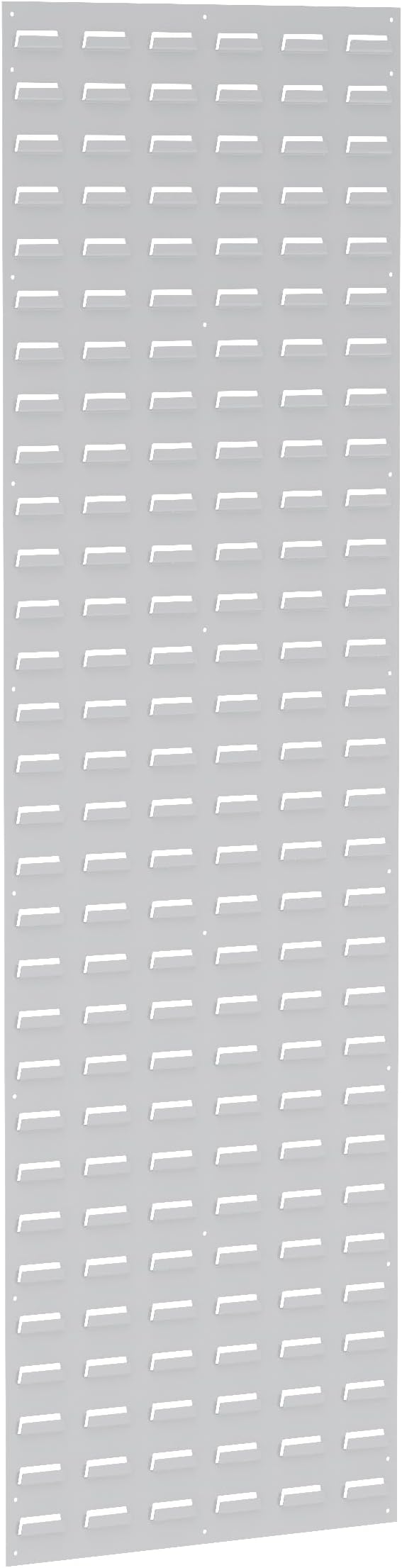 Akro-Mils 30118 Louvered Steel Wall Mount Panel Garage Organizer for Hanging AkroBin Storage Bins, 18-Inch W x 61-Inch H, White, Single