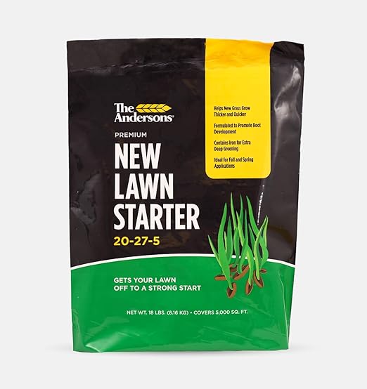 The Andersons Premium New Lawn Starter 20-27-5 Fertilizer - Covers up to 5,000 sq ft (18 lb)