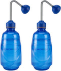 2 Pack Watering Can for Seedlings, Small Watering Can for House Plant Garden Flower 15oz/450ml (Blue)