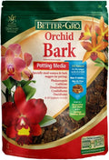 Better-Gro Orchid Bark - Premium Grade Orchid Potting Medium for Potting, Repotting, Root Development, and Water Retention, Ideal for Phalaenopsis, Epiphytic Orchids, and Tropical Plants - 4 Quarts