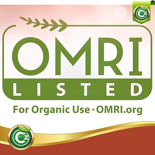 Organic Gypsum Powder 5LB - Made in USA - OMRI Listed - Calcium Sulfate Dihydrate - Garden Soil Amendment Fertilizer for Lawns, Plants, Mushroom Cultivation. Calcium & Sulfur. Cures Blossom End Rot