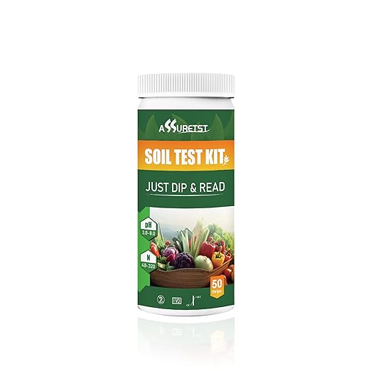 2-in-1 Soil Test Kit for pH & Nitrogen（50cnt） – Garden, Lawn, Flowers，Vegetable & Plant Soil Testing