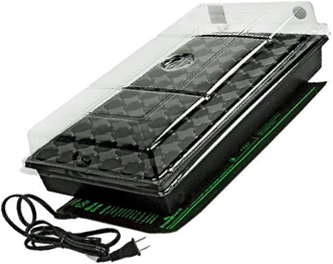 Jump Start CK64050 Germination Station w/Heat Mat Tray, 72-Cell Pack, One size, 2" Dome