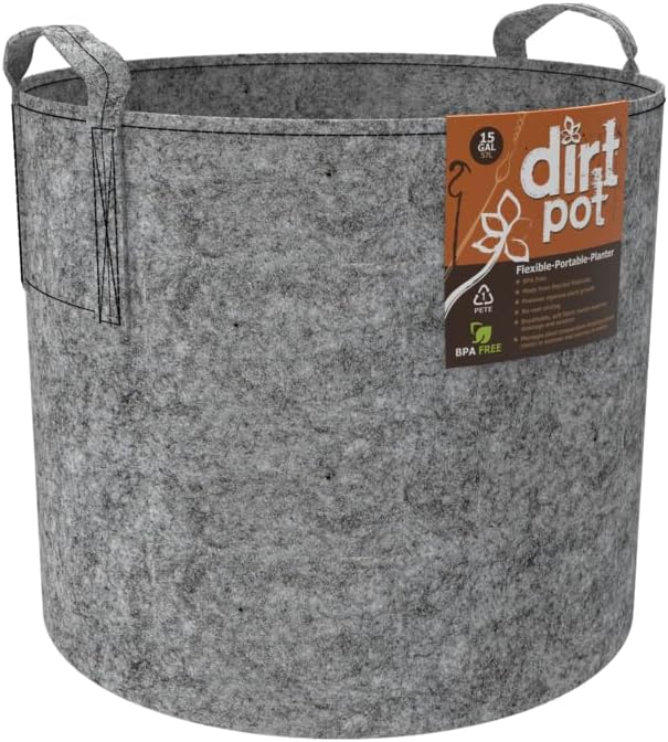 Dirt Pot HGDB15 Dirt Bag Reusable Planting Pot, 15-Gallon