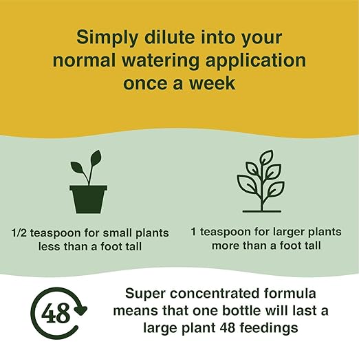 Farmer’s Secret - Snake Plant Liquid Plant Food - Strengthen Roots and Encourage Growth - for Indoor and Outdoor Plants - Long-Lasting Formula - 8 OZ