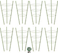 8 Pack Tomato Cage, 18 inches Plant Support Cages for Garden, Upgrade Garden Plant Stakes with Adjustable Rings, Plants Trellis for Tomato, Flower, Climbing Plants, with Twist Tie