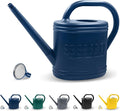 2 Gallon Watering Can, Outdoor Watering Can for Plants, Garden Water Can with Removable Long Spout and Stainless Steel Sprinkler Head, Large Water Can for Greenhouse (Dark Blue, 2 Gallon)
