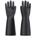 Thick Chemical Resistant Rubber Gloves, Waterproof Cleaning Protective Heavy Duty Gloves with Non-Slip Diamond Grip, 1 Pair XL