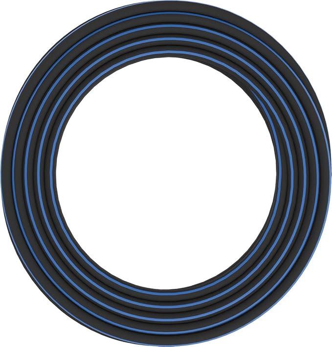 Fiskars Garden Hose M-L, Solid, Water Hose for Manual Watering, 13 mm (1/2 Inch), Length: 25 m, Universal Connection, UV-Protected, Frost-Protected, Torsion-Resistant, Blue, 1076060
