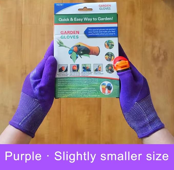 Gardening Gloves Picking Gloves Anti Thorn Anti Slip Thumb Knives Harvesting Pruning Garden Fruits Vegetables