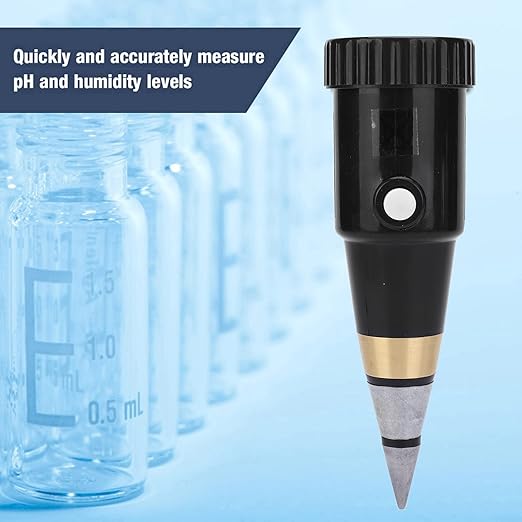 Soil PH Meter, Soil Moisture Meter Soil Ph Tester Plant Water Meter Vt-05 Hygrometer Moisture Sensor Tester PH Test Kit Tool Digital Plant Water Hydrometer for Indoor Outdoor Great Garden Farming