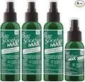 Bug Soother® MAX Natural Tick & Mosquito Repellent Spray – DEET-Free Extra Strength Outdoor Bug Protection, Plant-Based Formula – Made in USA (3ct 4 oz Bottles + 1 oz Bonus)