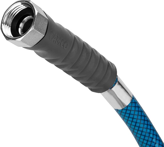 Camco TastePURE 35-Foot Premium Camper/RV Drinking Water Hose - Features a Heavy-Duty No-Kink Design with Strain Relief Ends & 5/8-Inch Inside Diameter - NSF Drinking Water Safe Certified (22843)