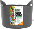 Smart Pots 5-Gallon Smart Pot Soft-Sided Container, Black with Cut handles
