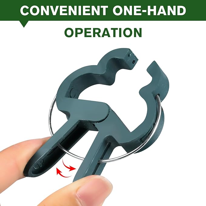 Plant Clips for Climbing Plants, Tomato Clips and Garden Clips for Vine Support, Plant Support Clips for Tomatoes and Garden use(Green, 60 Big)