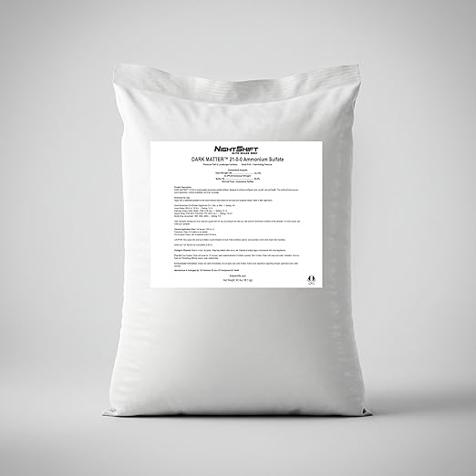 Dark Matter™ 21-0-0 Ammonium Sulfate Fertilizer | High-Nitrogen Lawn, Garden & Turf Fertilizer | Fast-Acting Small Prill Formula | 40lbs | Covers up to 13,333 sq ft |