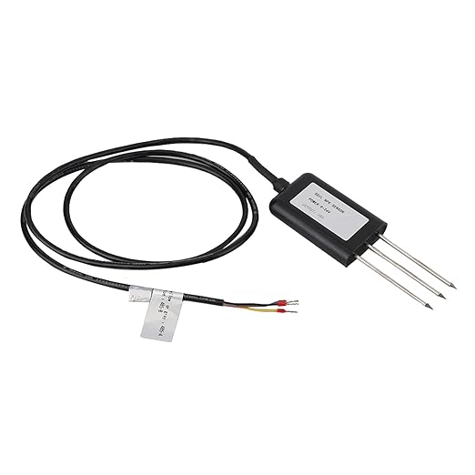 Fdit Soil NPK Sensor, Soil Nutrient Intelligent Fertilizer Detector Garden Lawn NPK Tester Meter
