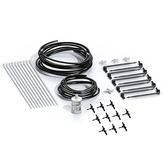 RAINPOINT Drip Irrigation Pump Extended Driplines Accessories Kit/Expand Kit Pack for Extra 10 Plants