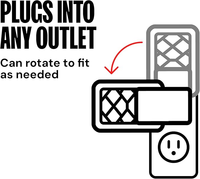 Dynatrap DT3007 Indoor Plug-in Fly Trap for Flies, Fruit Flies, Moths, Gnats, and Other Flying Insects - 1 Black Device + 2 Glue Cards