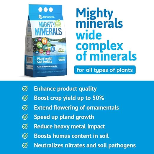 Mighty Minerals 5-lb 1000-sq ft 2.73-Organic Natural Lawn Starter Fertilizer
