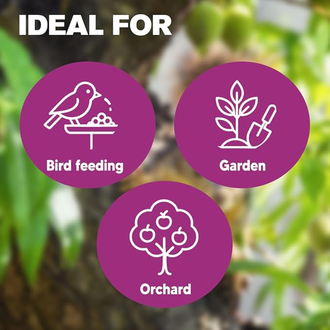 Squirrel Repellent Outdoor Garden, Chipmunk Repellent, Natural for Indoor & Outdoor Use, Keeps Squirrels Away from Gardens, Bird Feeders, Attics & Garages – 8 Pack