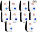 Ultrasonic Pest Repellent Indoor 10 Pack Insect Repellent, Ultrasonic Plug in for Cockroaches, Mouse, Bugs, Mosquito, Mice, Spider, Ant, Rodent Repellent, Silent, Energy-Efficient