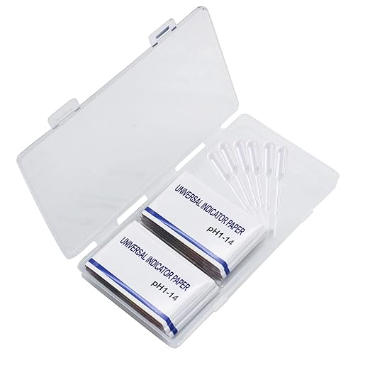 6 Pack pH Test Strips, 480 Strips Full Range 1-14 Universal pH Test Litmus Paper pH Soap Making Testing Strips for Water Wine Saliva Urine Soil, pH Strips and 6 Test Pipette Droppers with Storage Case