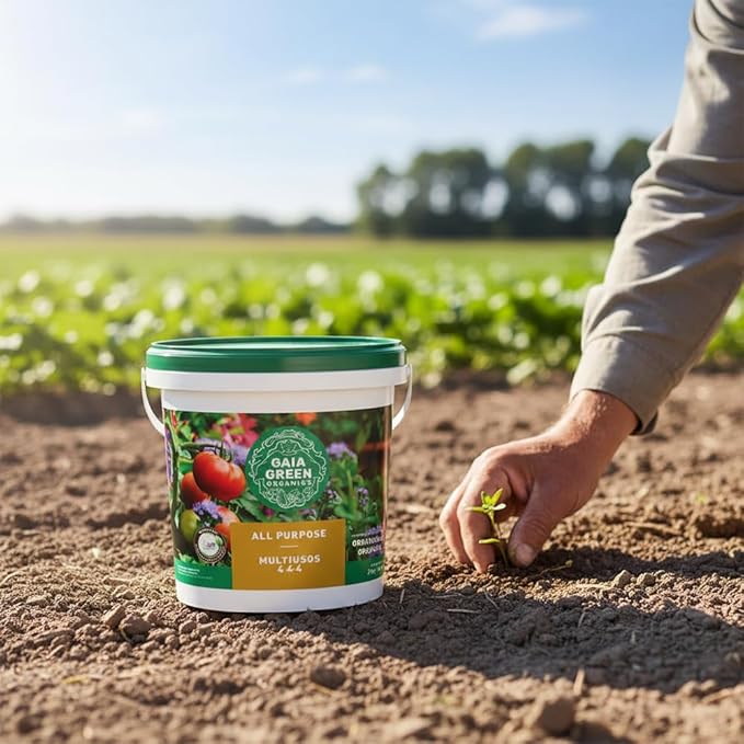 GAIA GREEN All-Purpose Soil Supplement for Resilient Crop Growth Ideal for Household Plants, Urban Gardens, Lawns, and Greenhouses, 2 Kilos
