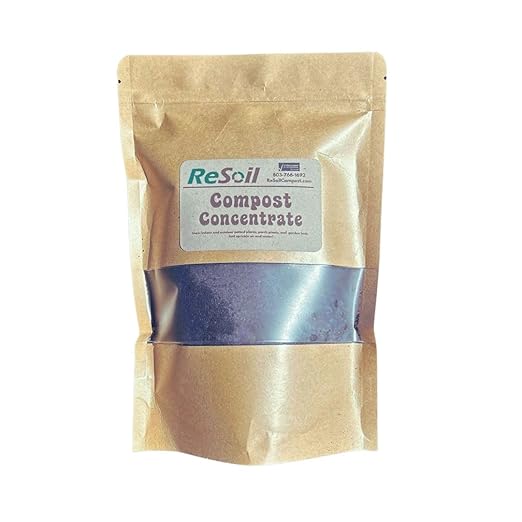 ReSoil Compost Concentrate – Organic Soil Booster & Natural Fertilizer Alternative, Loaded with Beneficial Microbes (24 oz)
