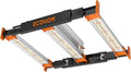 ECOHOM Bar 100W LED Grow Light, Full Spectrum, Dimmable, Daisy Chain, High PPFD, 2x2ft Coverage, for Indoor Plants Seed Starting, Vegs and Bloom, Retractable, Pro Lamp for Grow Tent Commercial Use