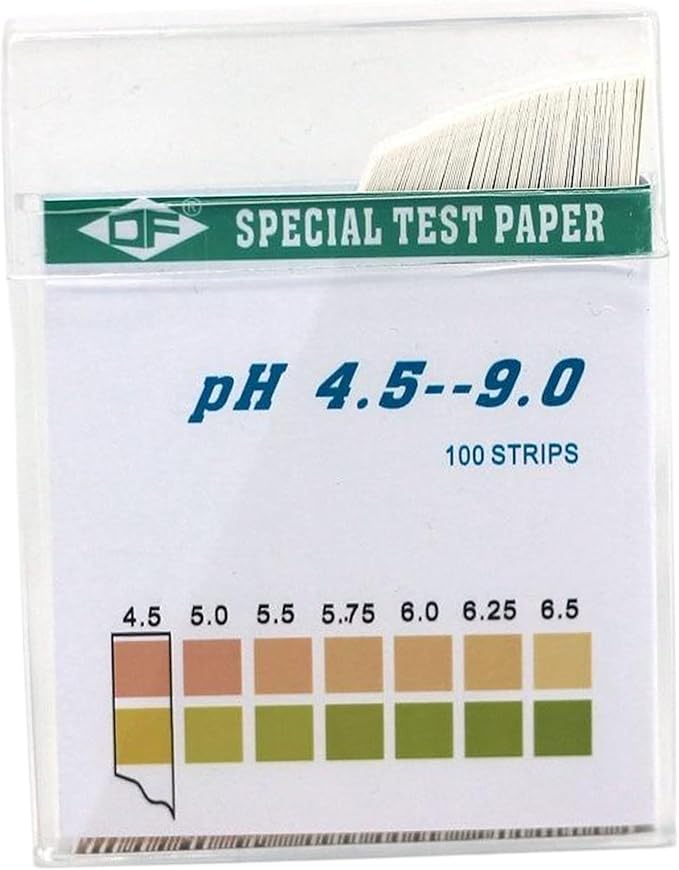 Soil Test Kit, 100PCS 4.5-9 Range Soil Testing Kit, Easy to Use Tester Paper, Water and Test for Lawns Garden Yard Home Testing