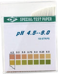 Soil Test Kit, 100PCS 4.5-9 Range Soil Testing Kit, Easy to Use Tester Paper, Water and Test for Lawns Garden Yard Home Testing