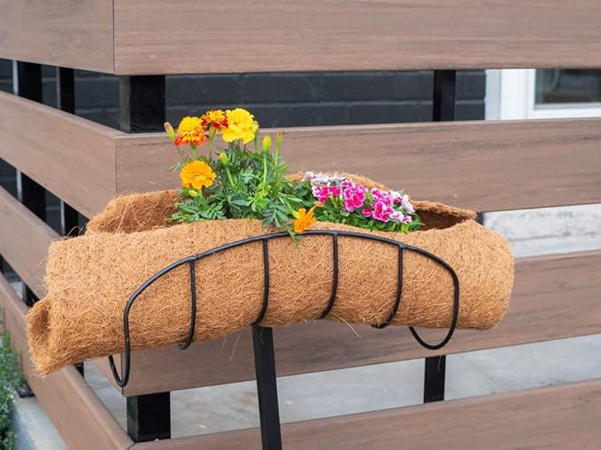 Envelor Coco Coir Fiber Grow Mat for Microgreens 4 x 4 Feet Coconut Coir Seed Starter Liner for Growing Trays, Hanging Baskets, Seed Starter Tray, Planter Sheets & Indoor Outdoor Plants
