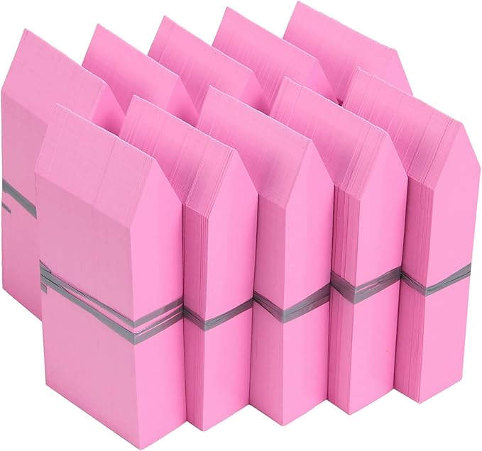 1000 Pcs Plant Tags, 4 Inch Plastic Garden Plant Pot Markers Waterproof Plant Labels, Pink