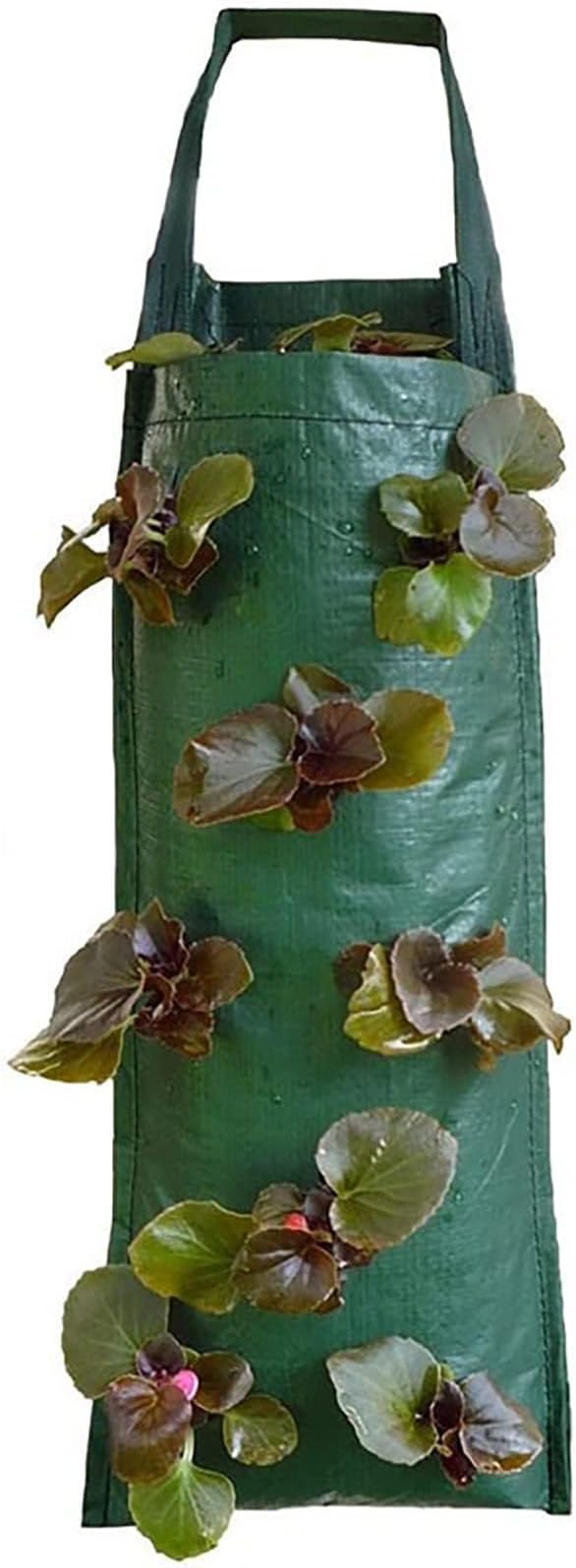 2024 Hanging Strawberry Planter, Upside-Down Patio Garden Tomato Planter Bags, Hanging Strawberry Plant Grow Bags,Hanging Grow Bags Flower Planting Bag Handle Grow Pouch Planter for Outdoor (1)