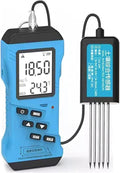 Soil Meter, 7-in-1 Soil pH Tester with Temperature, Humidity, Light Measurements and LCD Display for Gardening, Lawn Care, Agriculture and Outdoor Plants