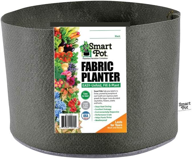 Smart Pots 10020 Smart Pot Soft-Sided Container, Black,20-Gallon