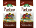 Espoma Organic Plant-Tone 5-3-3 Natural & Organic All Purpose Plant Food; 4 lb. Bag; The Original Organic Fertilizer for All Flowers, Vegetables, Trees, and Shrubs. Pack of 2
